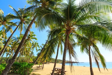 Poster de jardin Plage tropicale Hulopo& 39 e Beach Park, considérée comme l& 39 une des plus belles plages du monde, Lanai Island, Hawaii, USA