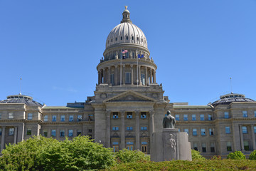 Fototapeta na wymiar Idaho State Capitol, Boise, Idaho, USA