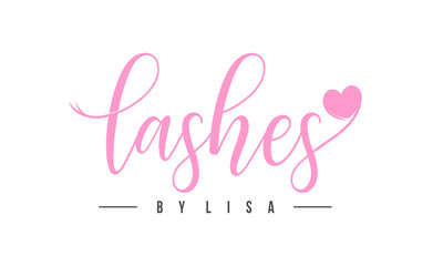 feminime and chick logo for beauty lashes company