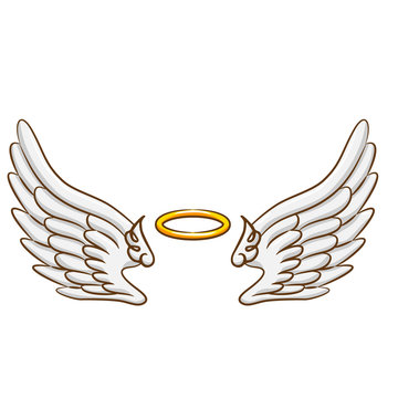 Angel Wing  Vector Graphic Clipart Design