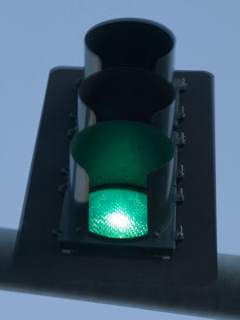 Missoula, Montana. Traffic signal light