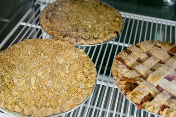 Tasty pies for sale, Albuquerque, New Mexico, USA. Central Ave, Route 66