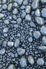 Close-up of beach rocks, Oregon