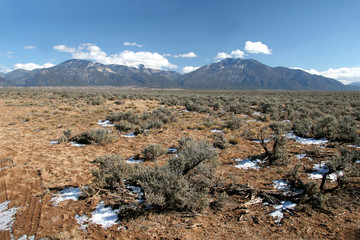 Naklejka premium North America, USA, New Mexico. New Mexico Landscape