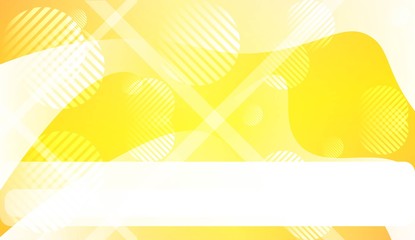 Dynamic shape background With Wave Gradient Shape, Line, Circle, Space for Text. For Futuristic Ad, Booklets. Vector Illustration