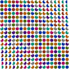 The Amazing of Colorful Stopwatch Pattern Wallpaper