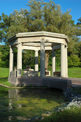 U.S.A., New York, Saratoga Springs, World War Memorial, Congress Park