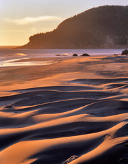 USA, Oregon, Cape Sebastian. Beach landscape. 