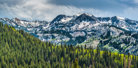 Brighton Ski Resort from Guardsman's pass road.