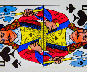 Card Jack of Spades, suit of spades.