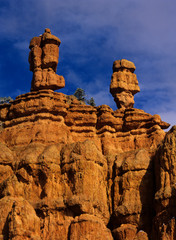 Red Canyon sandstone forms in central Utah.