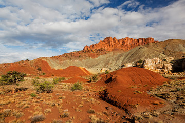 Utah, Capitol Reef National Park, Waterpocket fold rock formations