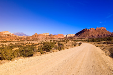 Fototapeta premium Scenery along the Burr Trail, utah, usa, north, america