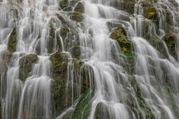 Fototapeta na wymiar USA, Washington State, Meyers Falls. Waterfall scenic. Credit as: Don Paulson / Jaynes Gallery / DanitaDelimont.com