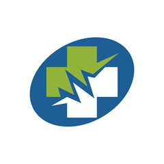 Cross Health Care Medical Logo Icon Symbol Emblem