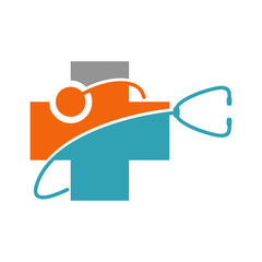 Cross Health Care Medical Logo Icon Symbol Emblem
