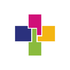 Cross Health Care Medical Logo Icon Symbol Emblem