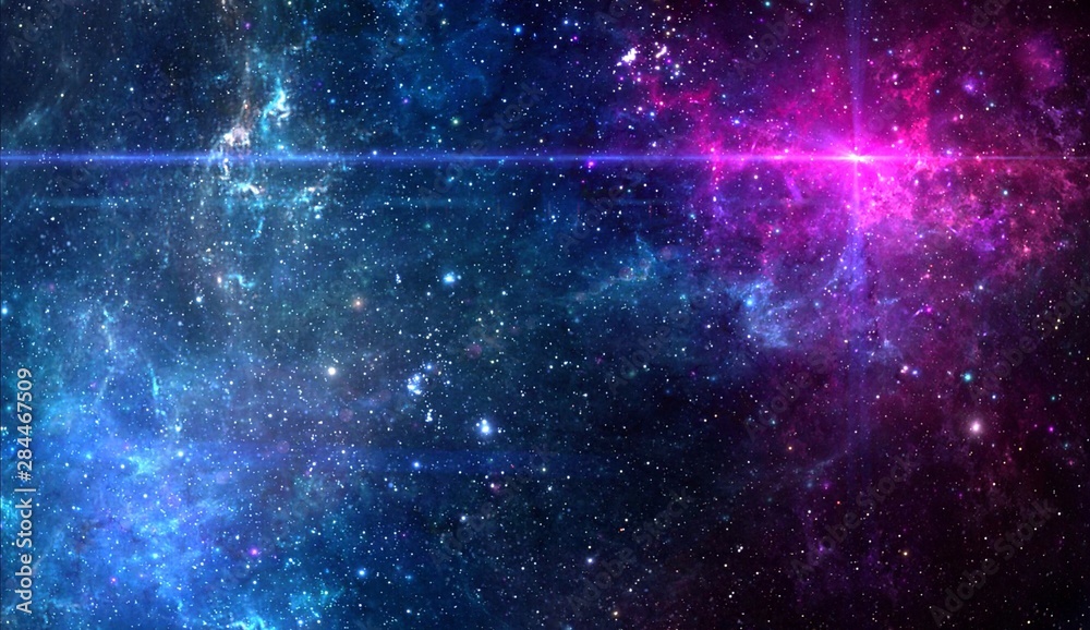 Wall mural colorful graphics for background, like water waves, clouds, night sky, universe, galaxy. billions of