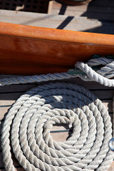 USA, Washington State, Port Townsend, Wooden Boat Festival.