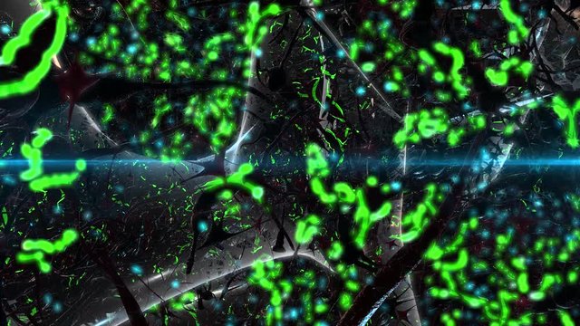 Firing of a neuron brain causing mental health issues