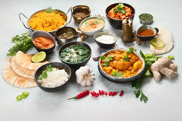 Traditional indian cuisine