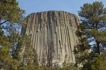 Devils Tower National Monument East Wyoming. USA