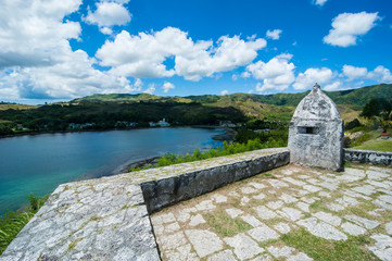 Fort Soledad over Umatac Bay, Guam, US Territory, Central Pacific
