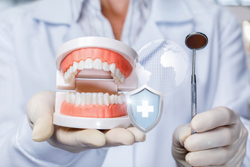 The concept of dental treatment.