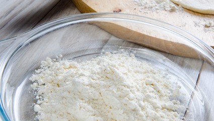 Ingredients ready for baking cookies