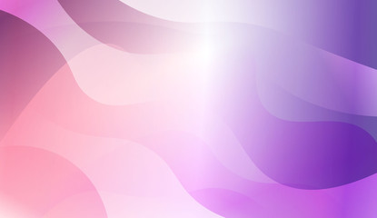 Wavy Background. For Your Design Wallpaper, Presentation, Banner, Flyer, Cover Page, Landing Page. Vector Illustration with Color Gradient.