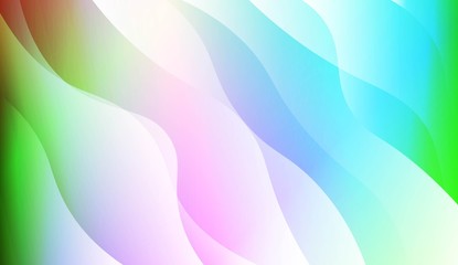 Wave Abstract Background. For Your Design Wallpaper, Presentation, Banner, Flyer, Cover Page, Landing Page. Vector Illustration with Color Gradient.