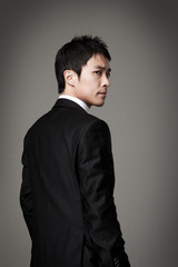 Obraz premium Businessman image of a Korean man in his 30s.