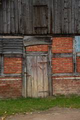 Shabby Old Distressed Wooden Door