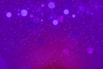 Fototapeta premium cute bright glitter lights defocused bokeh abstract background with sparks fly, celebratory mockup texture with blank space for your content
