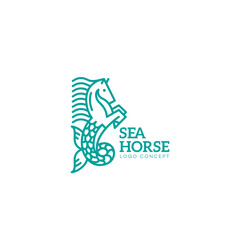 Seahorse logo © Maryna