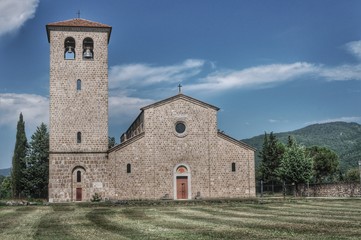 Rocchetta a Volturno, Isernia, Molise. Benedictine Abbey of S. Vincenzo al Volturno. Historic...