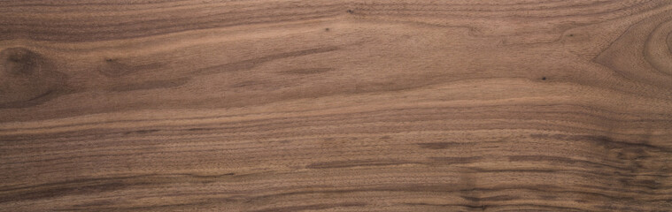Obraz premium Black walnut wood texture of solid board untreated