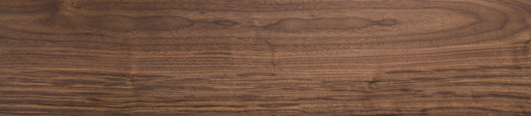 Black walnut wood texture of solid board oil finished