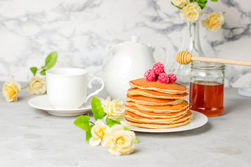 stack of pancakes