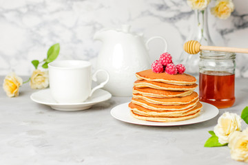 stack of pancakes