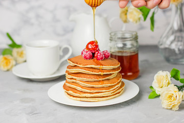 stack of pancakes