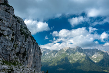 The Montasio group in the Julian Alps