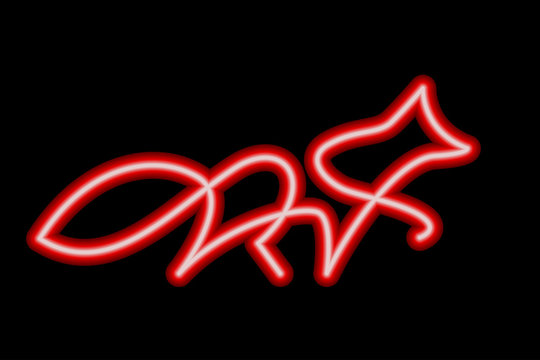 Fox neon sales light