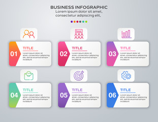 Abstract business infographics template. Vector illustration. Can be used for workflow layout, data, business step options, banner.