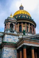 Fototapeta premium Saint Petersburg, Russia - August, 13, 2019: Saint Isaac Cathedral in Saint Petersburg, Russia