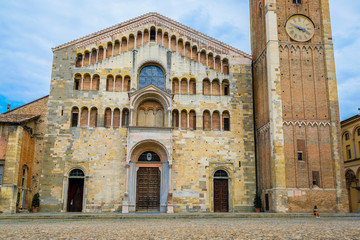 Obraz premium Parma, Italy - July, 14, 2019: Catholic Parma, Italy