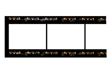 (35 mm.) film frame.With white space.