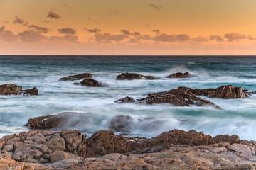 Wild and Windy Rugged Seascape