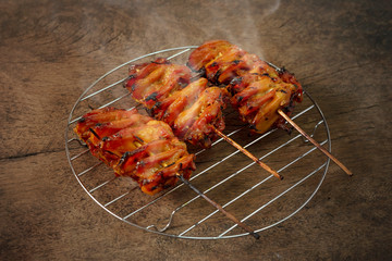 grilled chicken , street food