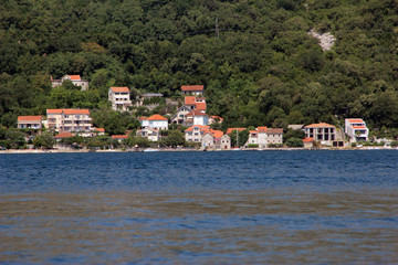 Boka Kotorska bay in Montenegro